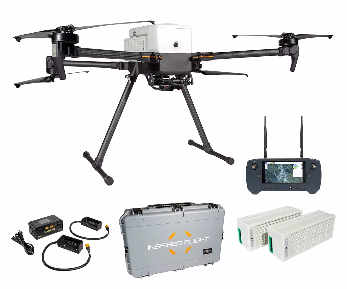Inspired Flight IF800 Quadcopter with Blue Herelink GCS