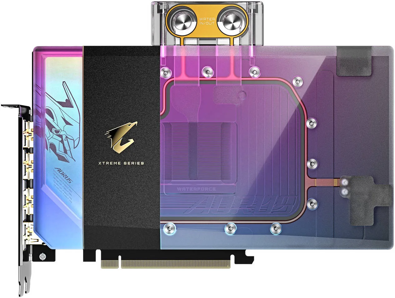 GIGABYTE AORUS GeForce RTX 5090 XTREME Waterforce WB Graphics Card, 32GB GDDR7 512-Bit Memory, 2655 MHz Core Clock, 21760 CUDA Cores, 28 Gbps Memory Speed, PCI Express 5.0 | GV-N5090AORUSX WB-32GD - Image 4