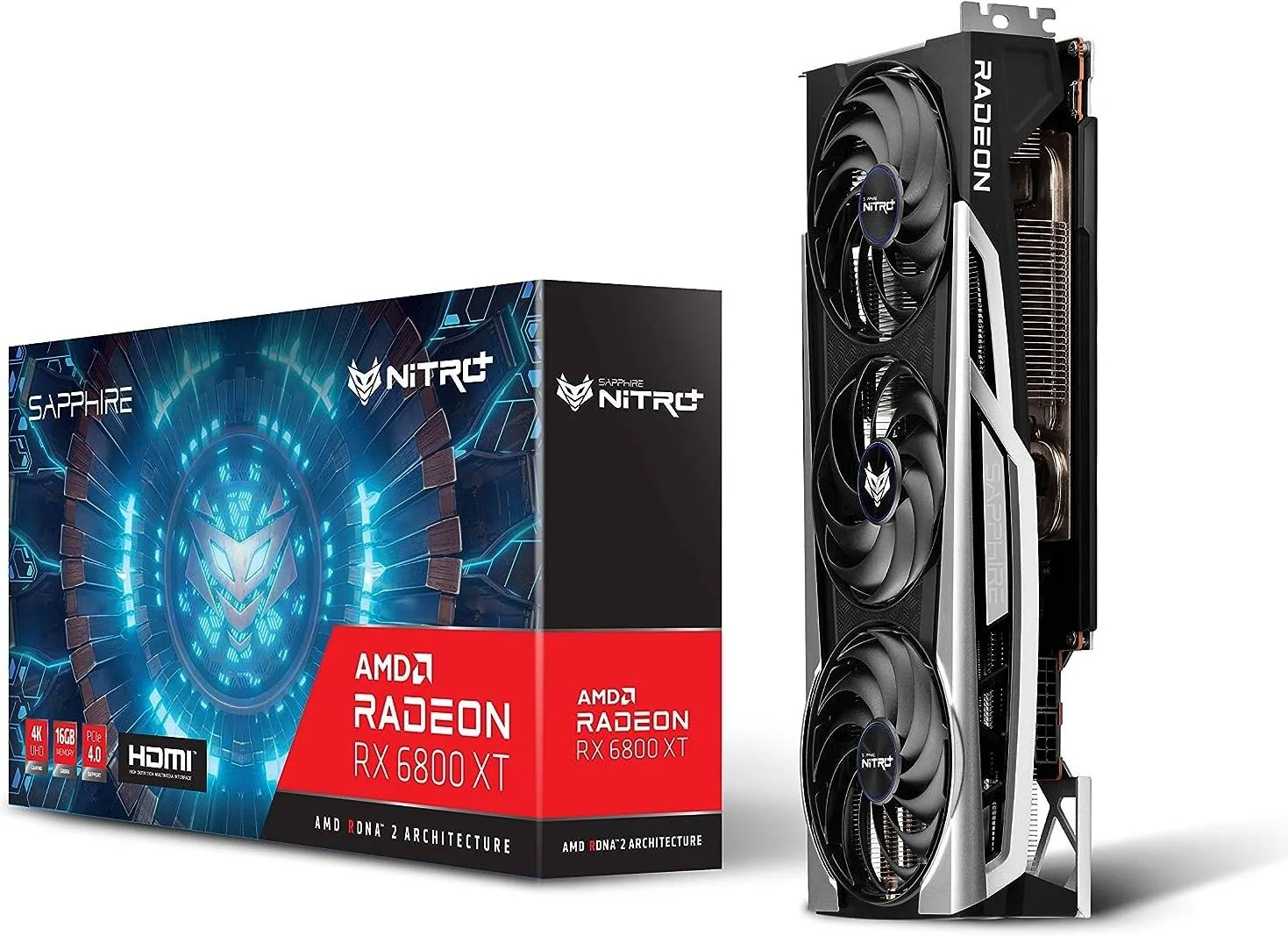 SAPPHIRE Nitro+ AMD Radeon RX 6800 XT OC Gaming Graphics Card, With 16GB GDDR6 RAM Size, 2360 MHz Clock Speed, 4608 Stream Processor, 256 Bit, 16 Gbps Speed, Displayport | S88-IE438-00SA - Image 2