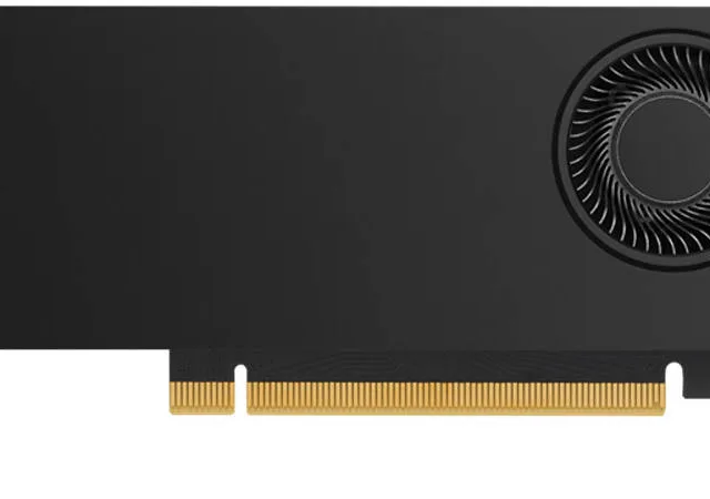 HP NVIDIA RTX A2000 DP 4mDP Graphics Card, 6GB GDDR6 192-Bit Memory, 3328 CUDA Cores, 288 GB/s Memory Bandwidth, PCI Express 4.0 x16, Mini DP 1.4a, Blower-Style Fan Cooler, Black | 340L0AA