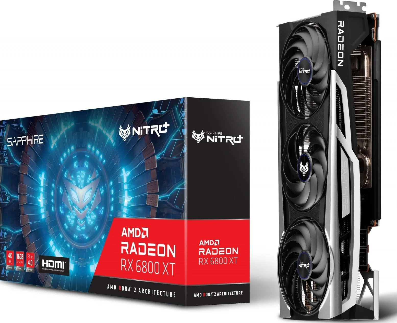 SAPPHIRE NITRO+ Radeon RX 6800 XT 16GB 256-Bit GDDR6 DirectX 12 PCI Express 4.0 AMD RDNA 2 ATX Gaming Graphics Card | 11304-02-20G - Image 2