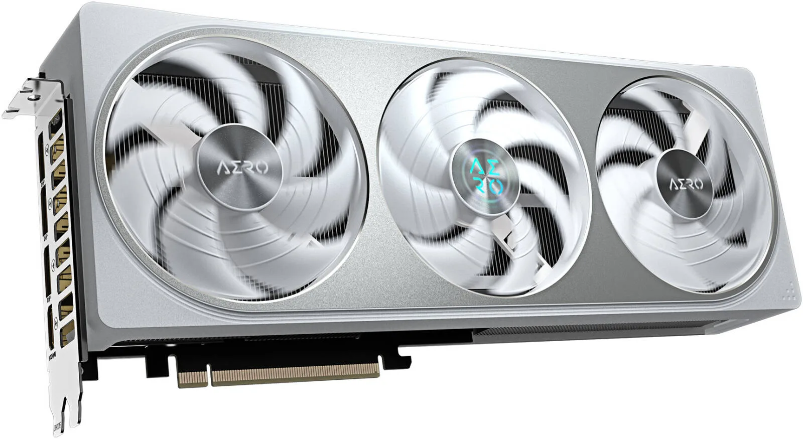 GIGABYTE GeForce RTX 5070 AERO OC Graphics Card, 12GB GDDR7 192-Bit Memory, 2625 MHz Core Clock, 6144 CUDA Cores, 28 Gbps Memory Clock, PCI-Express 5.0, White | GV-N5070AERO OC-12GD - Image 3