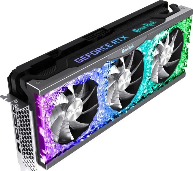 Palit GeForce RTX 3070 GameRock 8GB OC GPU, 14 Gbps, GDDR6, 256 bit, PCI Express 4.0 x16 slot, Gaming Graphics Card (LHR) | NE63070H19P2-1040G - Image 2