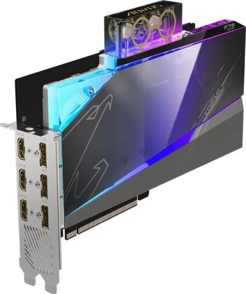 Gigabyte Aorus GeForce RTX 3080 Xtreme Waterforce WB-10G Graphics Card, 7680 x 4320 Resolution, 60Hz, Water Block Cooling System, 10GB 320-bit GDDR6X Memory, Video Card | GV-N3080AORUSX WB-10GD - Image 4