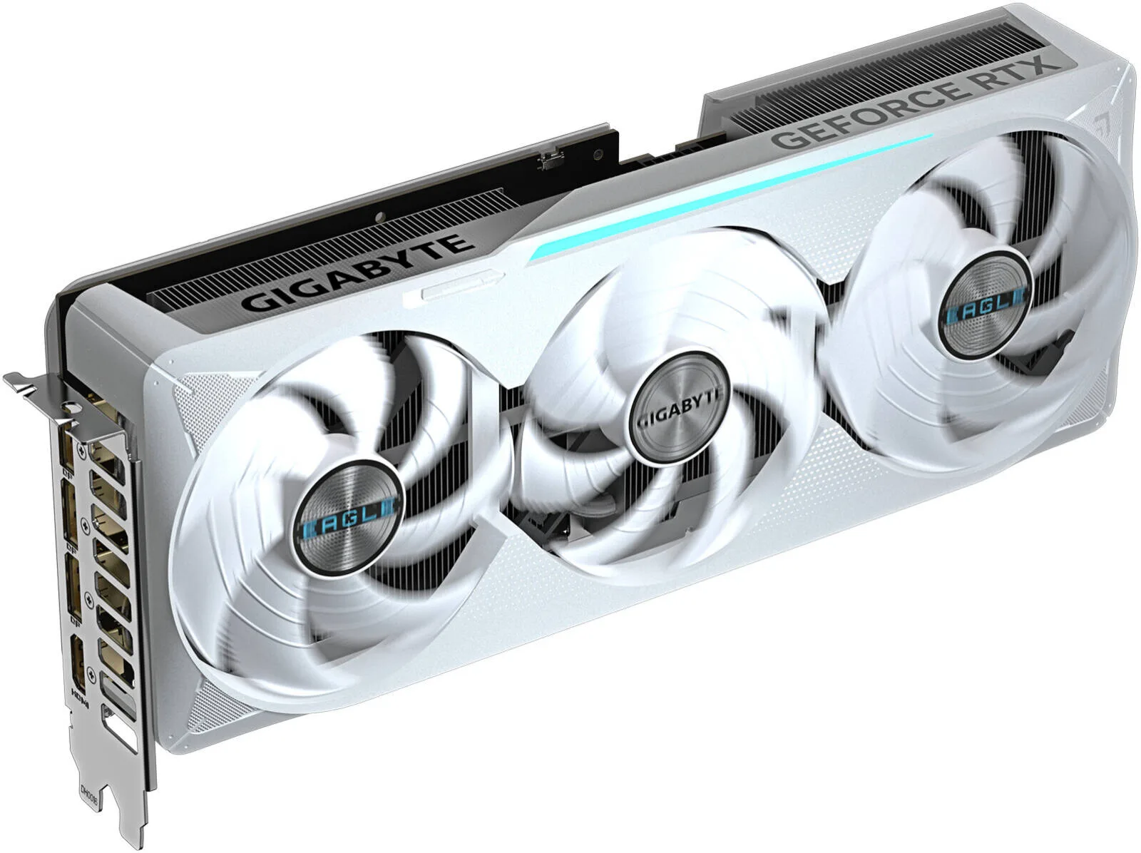 Gigabyte GeForce RTX 5070 Ti EAGLE OC ICE SFF Graphics Card, 16GB GDDR7 256-Bit Memory, 2542 MHz Core Clock, 28 Gbps Memory Speed, 8960 CUDA Cores, PCI Express 5.0 | GV-N507TEAGLEOC ICE-16GD - Image 2