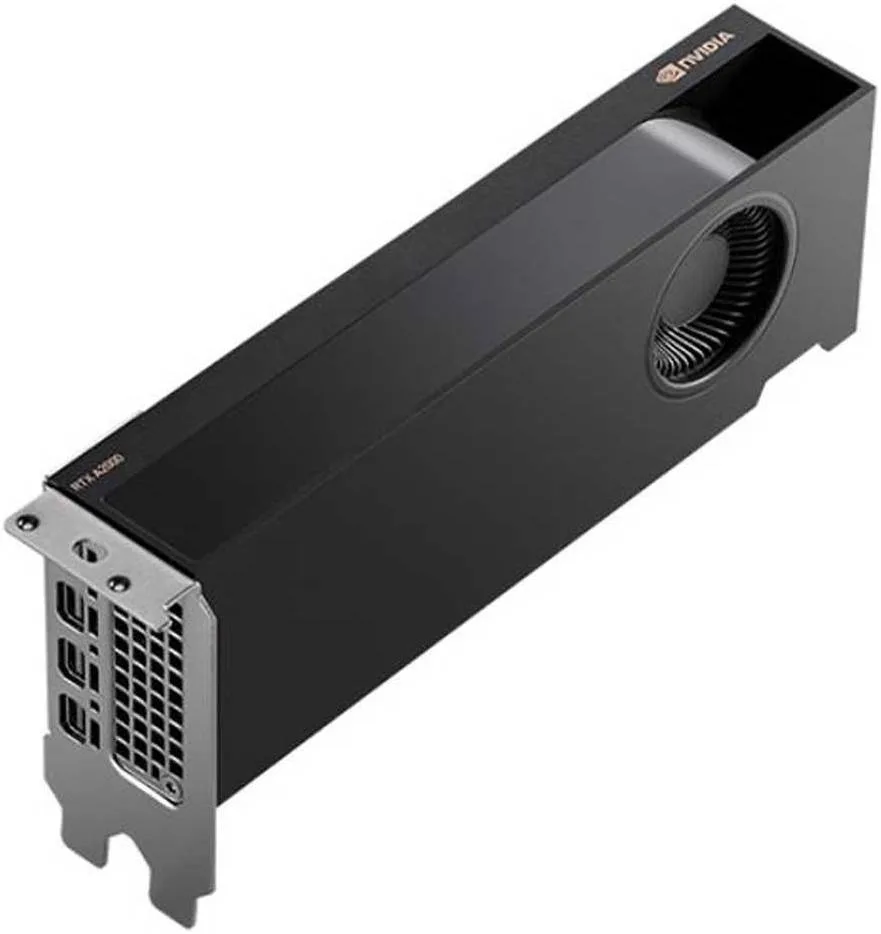 HP NVIDIA RTX A2000 DP 4mDP Graphics Card, 6GB GDDR6 192-Bit Memory, 3328 CUDA Cores, 288 GB/s Memory Bandwidth, PCI Express 4.0 x16, Mini DP 1.4a, Blower-Style Fan Cooler, Black | 340L0AA - Image 3