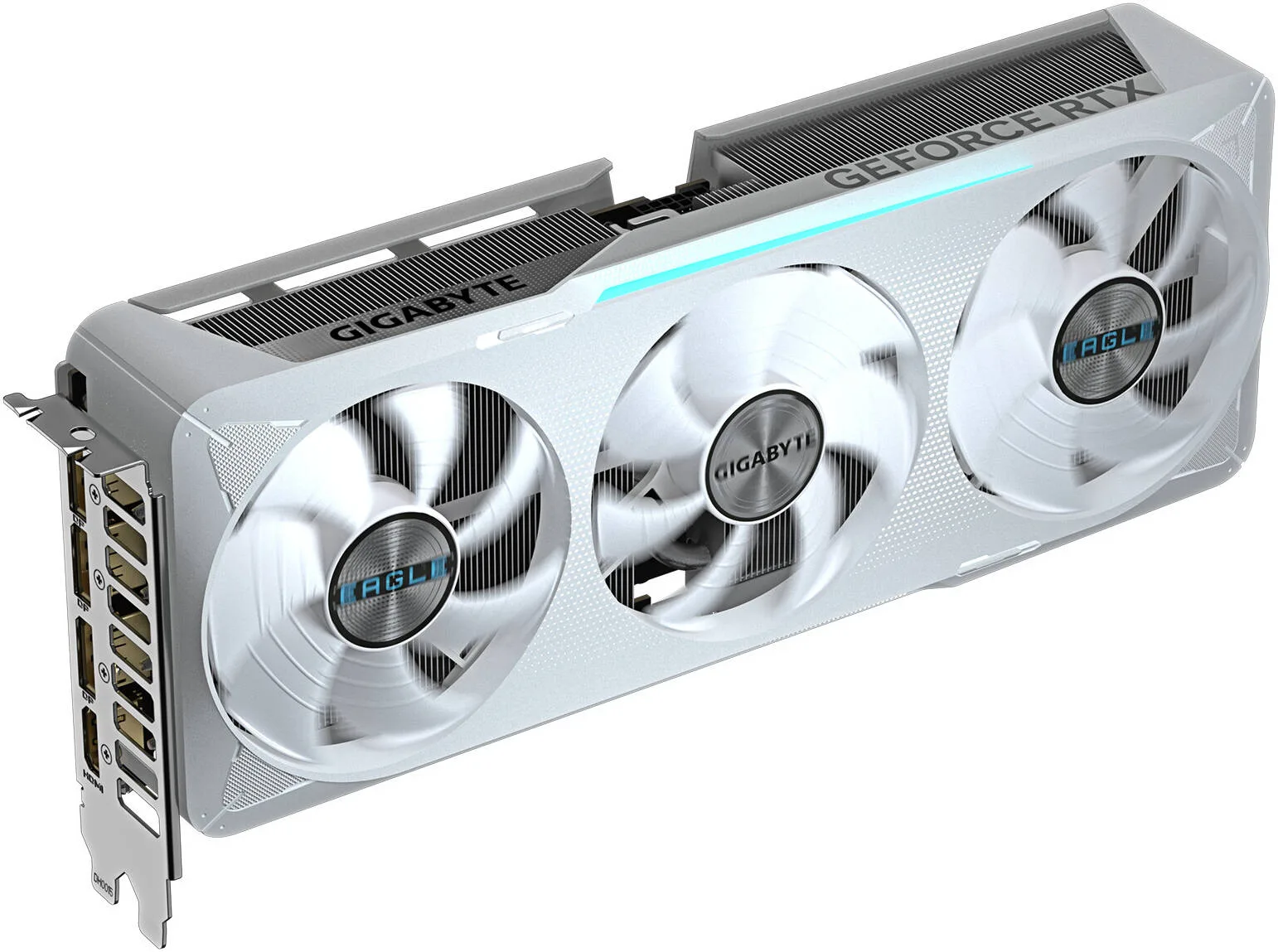 Gigabyte GeForce RTX 5070 EAGLE OC ICE SFF Graphics Card, 12GB GDDR7 192-Bit Memory, 2587 MHz Core Clock, 6144 CUDA Cores, 28 Gbps Memory Speed, PCI-Express 5.0 | GV-N5070EAGLEOC ICE-12GD - Image 2