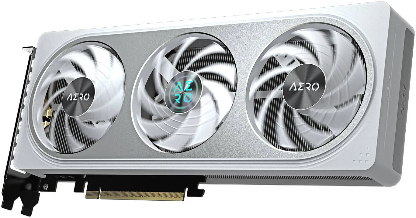 GIGABYTE GeForce RTX 5060 Ti AERO OC Graphics Card, 16GB GDDR7 128-Bit Memory, 2647 MHz Core Clock, 28 Gbps Memory Clock, PCI-Express 5.0 | GV-N506TAERO OC-16GD - Image 3