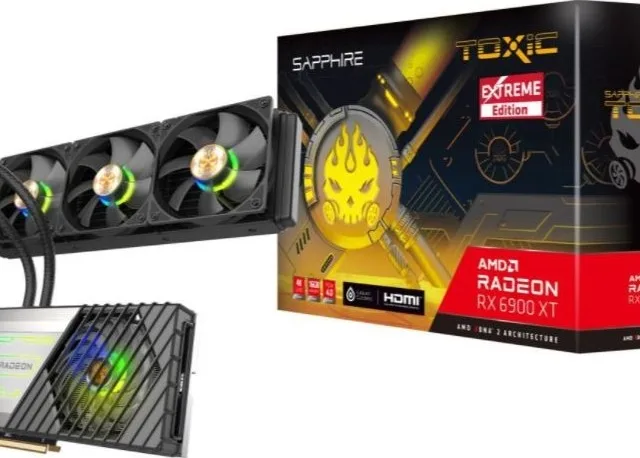 Sapphire TOXIC AMD Radeon RX 6900 XT Gaming OC 16GB GDDR6 Graphics Card, 256-Bit, PCI Express 4.0, 1 x HDMI 2.1, 3 x DisplayPort 1.4, Extreme Edition | 11308-08-20G