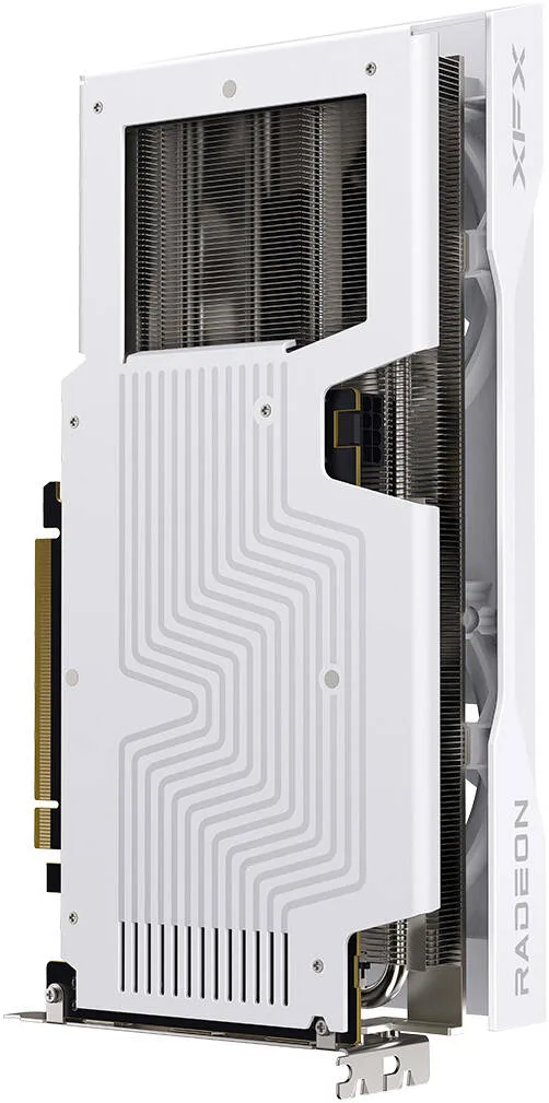 XFX Swift AMD Radeon RX 9060 XT OC Gaming Edition Graphics, 8GB GDDR6 128-Bit Memory, 3320 MHz Boost Speeds, 2048 Stream Processors, 20 Gbps Memory Clock, White | RX-96TSW8GWQ - Image 3