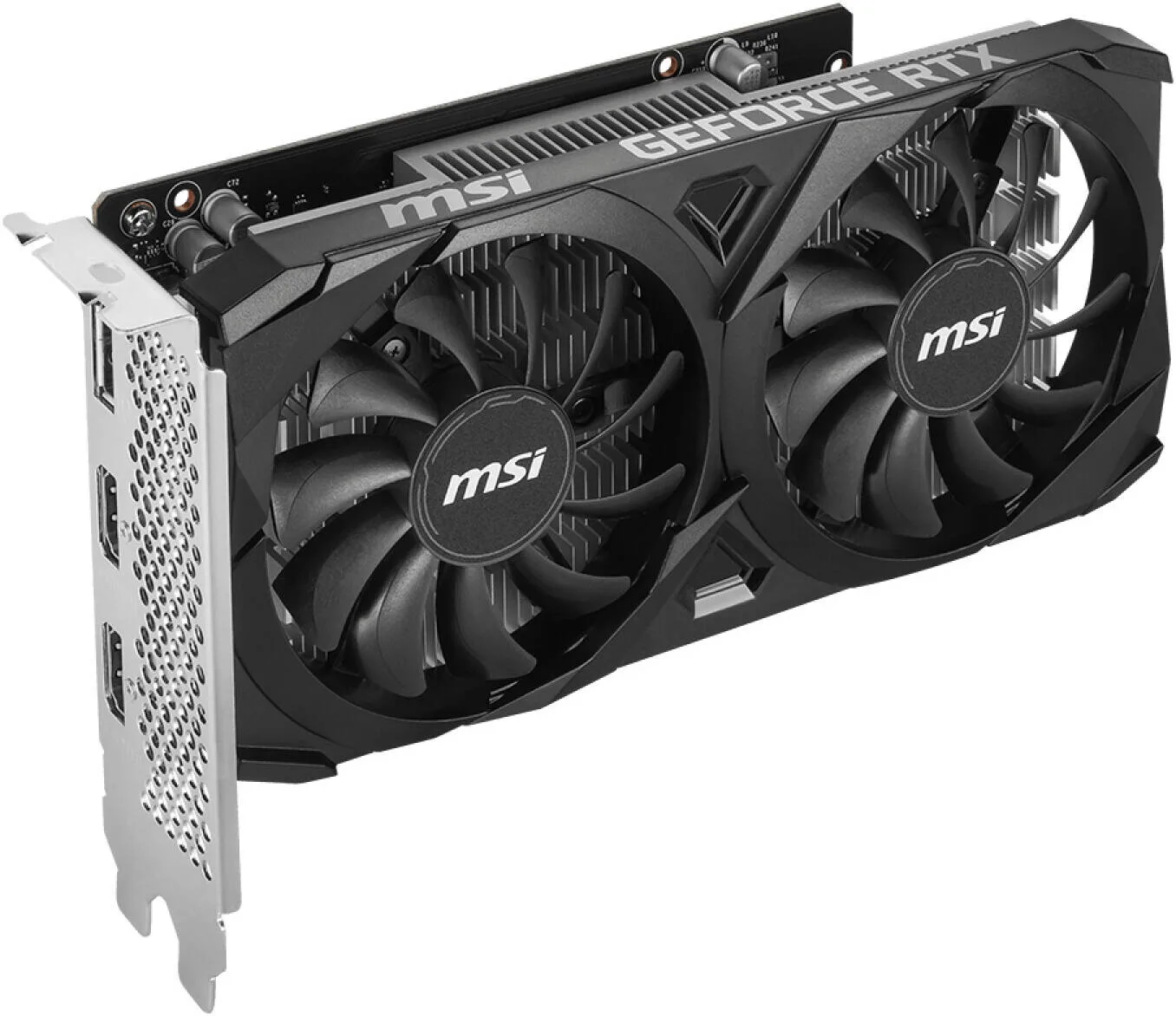 MSI GeForce RTX 3050 VENTUS 2X 6GB OC Graphics Card, GDDR6 96-Bit Memory, 1492 MHz Boost Clock, 14 Gbps Memory Speed, 2304 CUDA Cores, PCI Express Gen 4 x16 | 912-V812-016 - Image 4