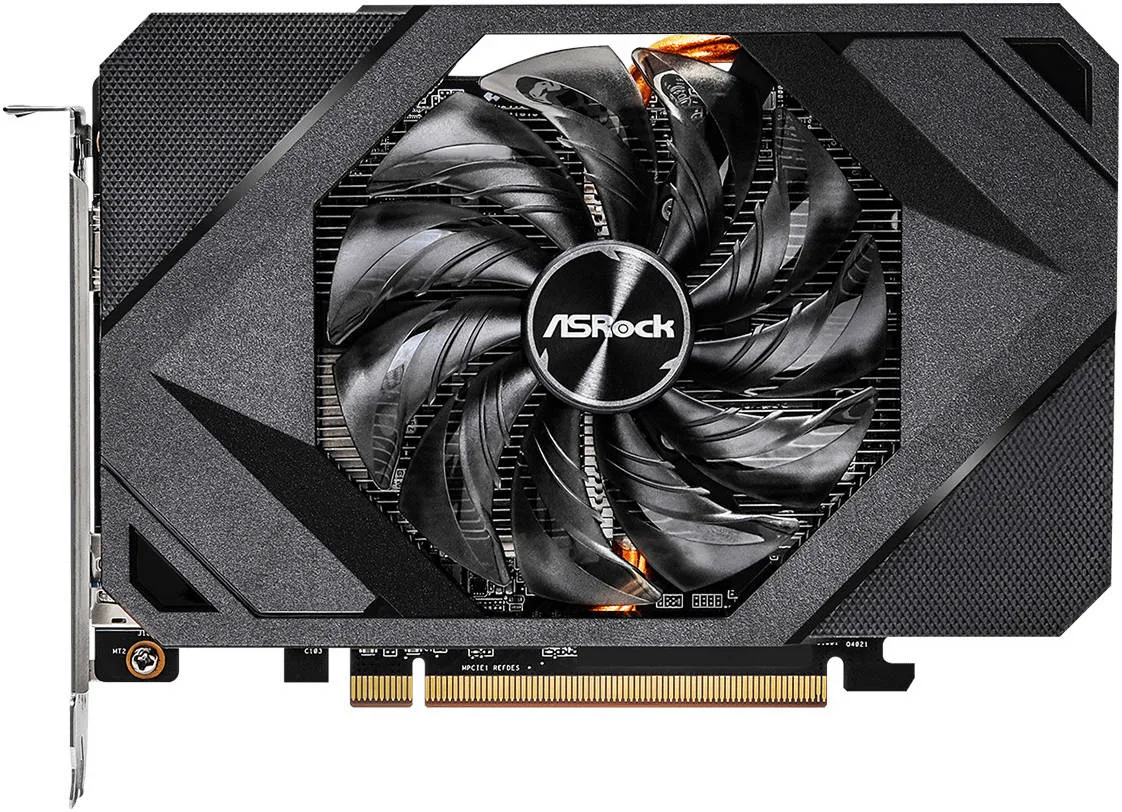 ASRock AMD Radeon RX 6500 XT Challenger ITX Graphic Card, 4GB GDDR6 64-bit Memory, 2815 MHz Boost Clock, 18 Gbps Memory Clock, PCI Express 4.0 x 4,- 1 x HDMI 2.1 VRR / 1 x DP 1.4 | 90-GA3DZZ-00UANF - Image 4