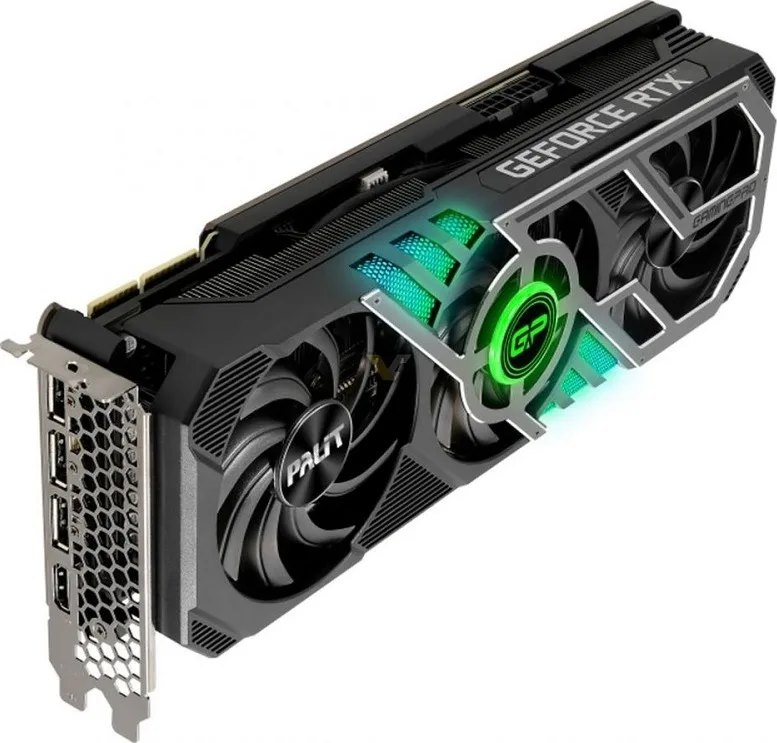 Palit GeForce RTX 3080 Gaming Pro Graphics Card, 12GB GDDR6X 384 Bit Memory, 8960 Cuda Cores, 1710 MHz Boost Clock, 19 Gbps, PCI-E 4.0, Open GL 4.6, 912 Bandwidth, HDMI, DP | NED3080019KB-132AA - Image 4