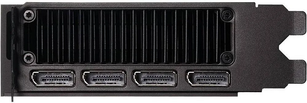 HP NVIDIA RTX A6000 Workstation Display Card, 48GB GDDR6 384-Bit Memory, 768 GB/s Memory Bandwith, 10,752 CUDA Cores, PCI Express 4.0 interface, 4x DisplayPorts, Black | 2S6U3AA - Image 2