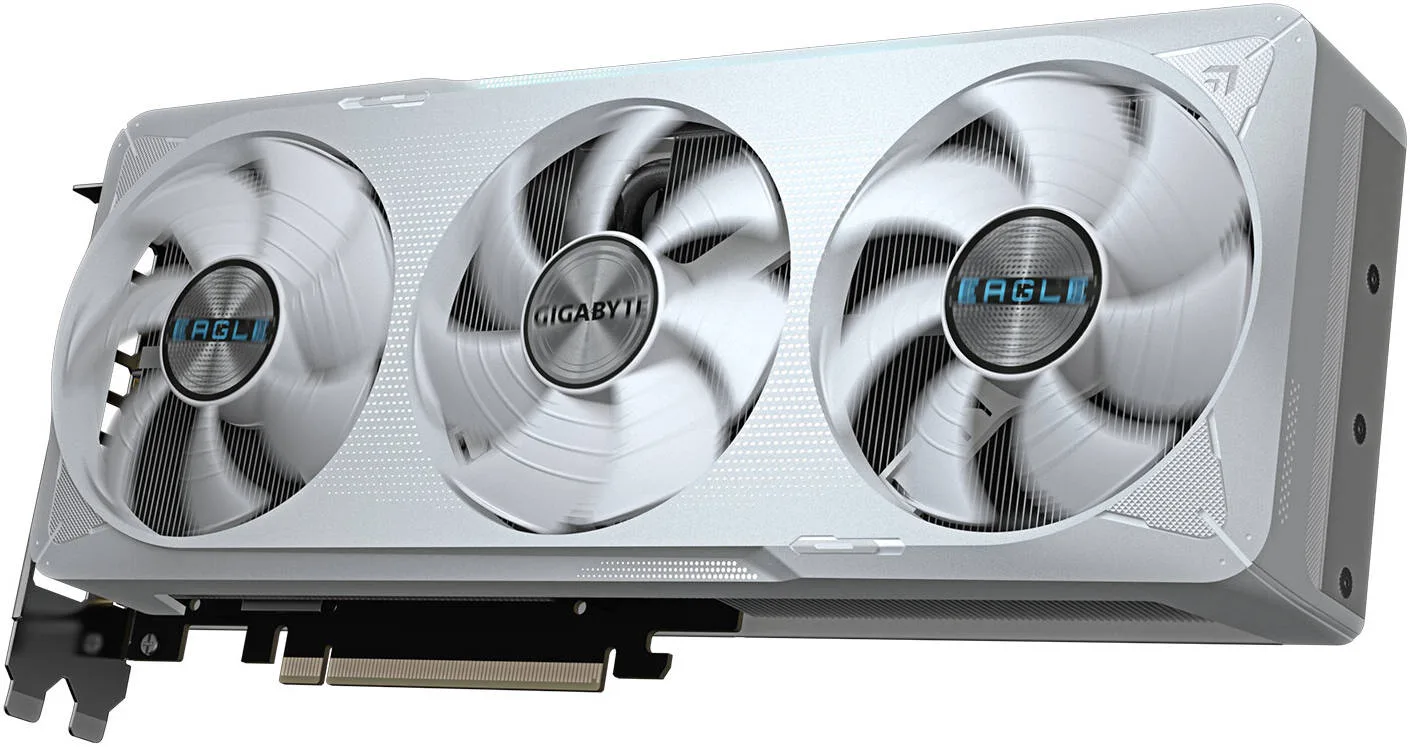Gigabyte GeForce RTX 5070 EAGLE OC ICE SFF Graphics Card, 12GB GDDR7 192-Bit Memory, 2587 MHz Core Clock, 6144 CUDA Cores, 28 Gbps Memory Speed, PCI-Express 5.0 | GV-N5070EAGLEOC ICE-12GD - Image 4