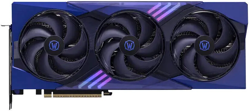 MSI GeForce RTX 5070 World of Warcraft Midnight Void Edition OC Graphics Card, 12GB GDDR7 192-Bit Memory, 2610 MHz Boost Clock, 28 Gbps Memory Speed, 6144 CUDA Cores, PCI Express Gen 5 | 912-V532-255 - Image 2