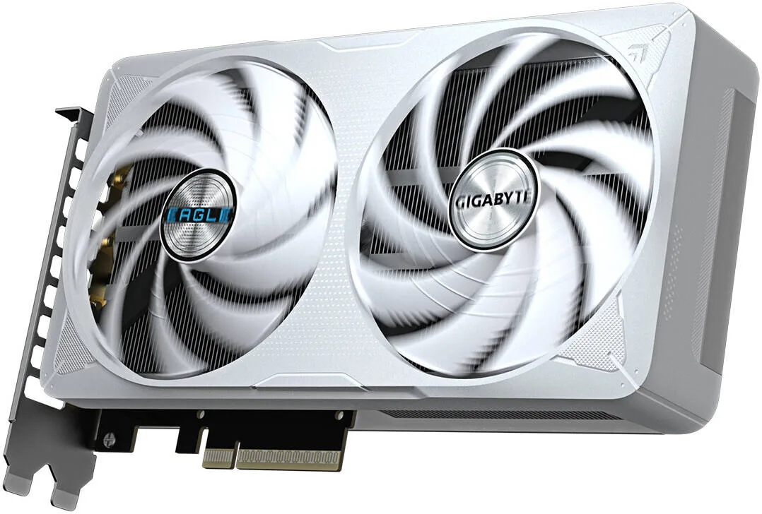 GIGABYTE GeForce RTX 5060 Ti EAGLE OC ICE Graphics Card, 8GB GDDR7 128-Bit, 2617 MHz Core Clock, 28 Gbps Memory Speed, PCI Express 5.0, White | GV-N506TEAGLEOC ICE-8GD - Image 4