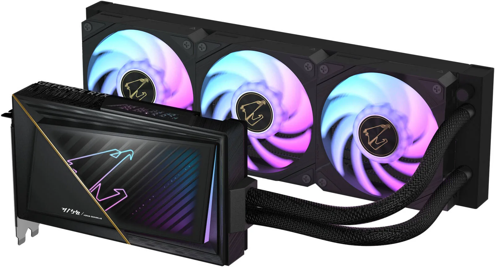 GIGABYTE AORUS GeForce RTX 5080 XTREME WATERFORCE Graphics Card, 16GB GDDR7 256-Bit Memory, 2805 MHz Core Clock, 30 Gbps Memory Speed, 10752 CUDA Cores, PCI-Express 5.0 | GV-N5080AORUSX W-16GD - Image 3
