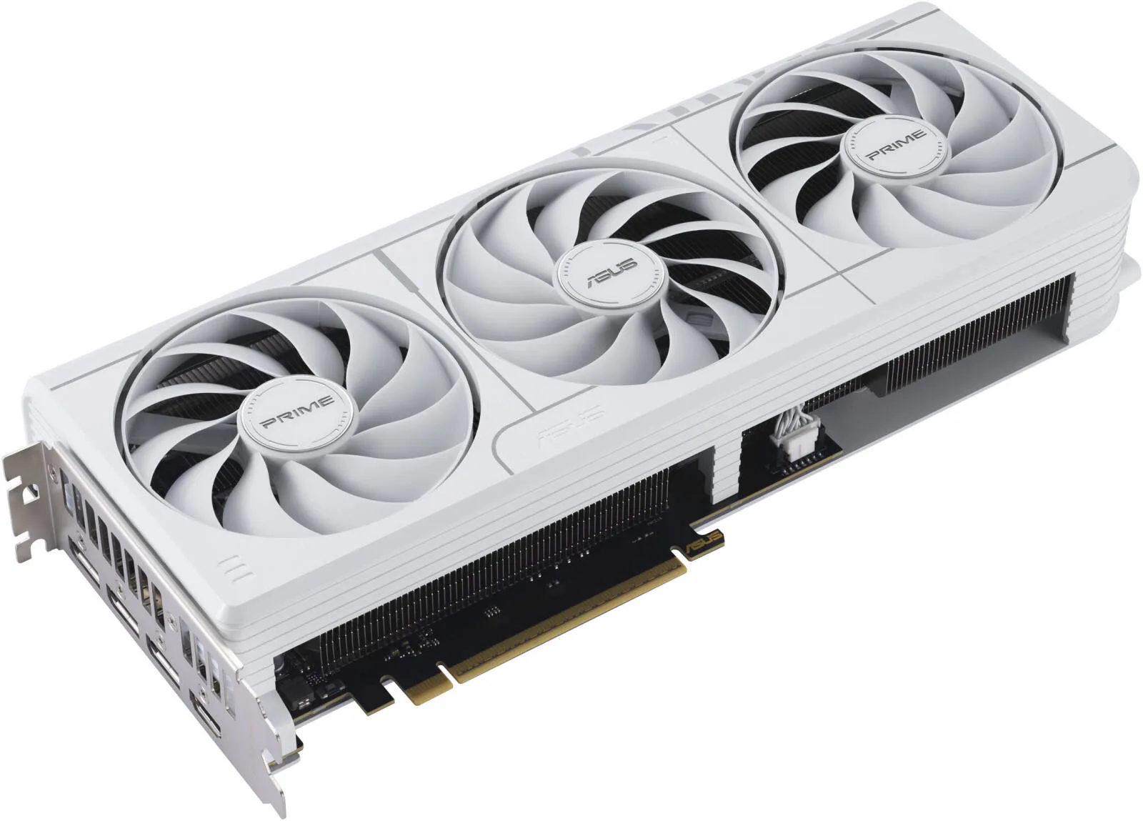 ASUS Prime GeForce RTX 5070 12GB OC Edition Graphics Card, GDDR7 192-Bit Memory, 2557MHz Boost Clock, 6144 CUDA Cores, 28 Gbps Memory Speed, PCI Express Gen 5, White | 90YV0M19-M0NA00 - Image 4