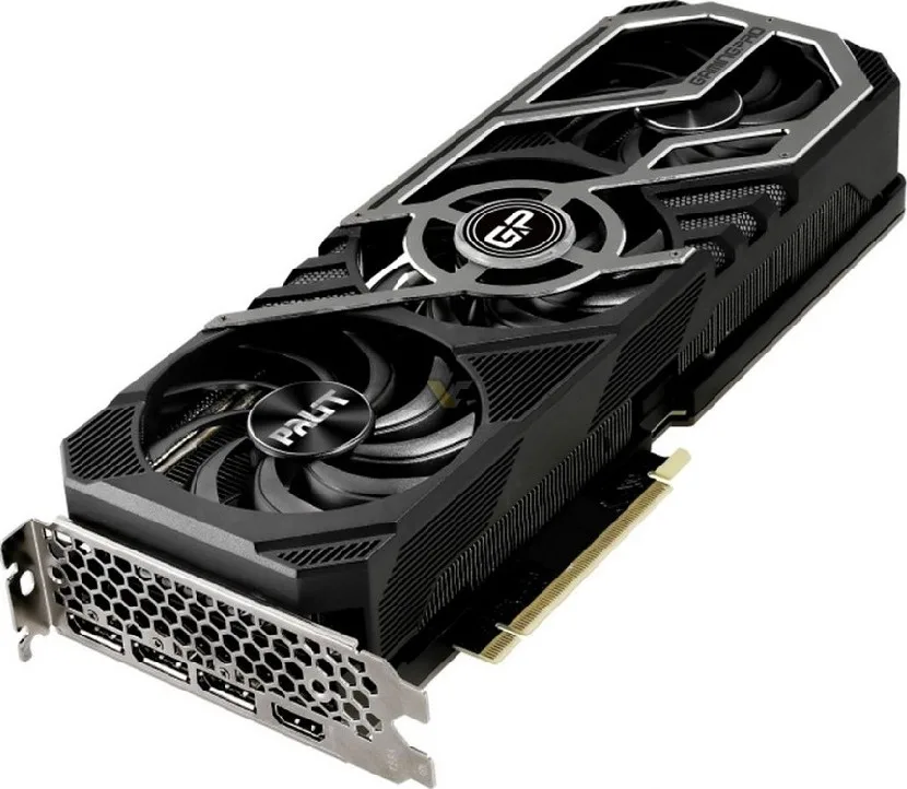 Palit GeForce RTX 3080 Gaming Pro Graphics Card, 12GB GDDR6X 384 Bit Memory, 8960 Cuda Cores, 1710 MHz Boost Clock, 19 Gbps, PCI-E 4.0, Open GL 4.6, 912 Bandwidth, HDMI, DP | NED3080019KB-132AA - Image 3