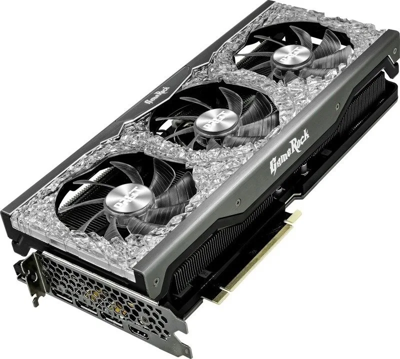 Palit GeForce RTX 3080 GAMEROCK 10GB GDDR6X SDRAM, 320-bit, PCI Express 4.0, 19 Gbps, 3 x DisplayPort ¦ HDMI, Ampere Graphics Card | NED3080U19IA-1020G - Image 3