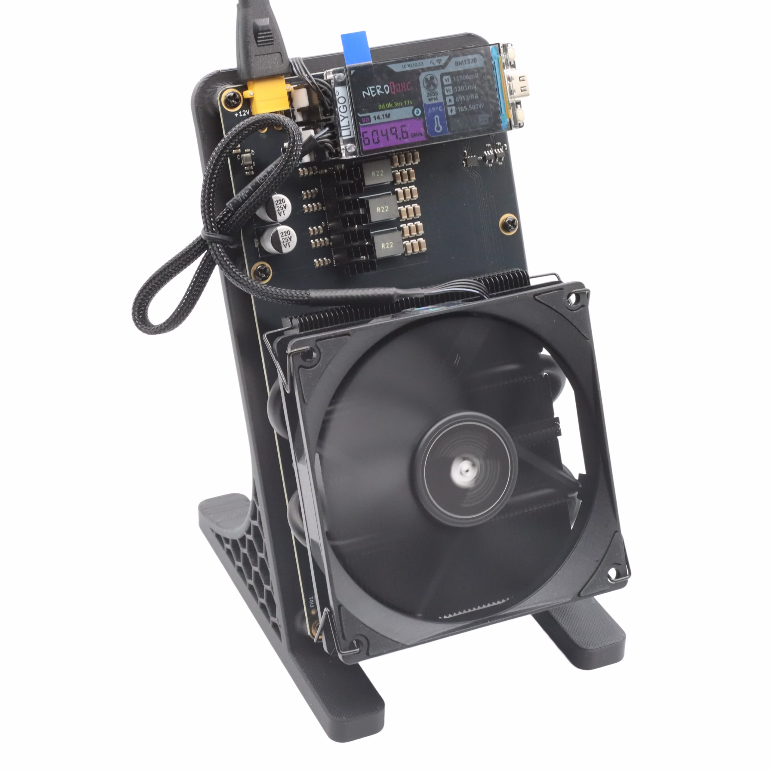 NerdQAxe++ REv6.1 SOLO Bitcoin Miner (6 TH/S)