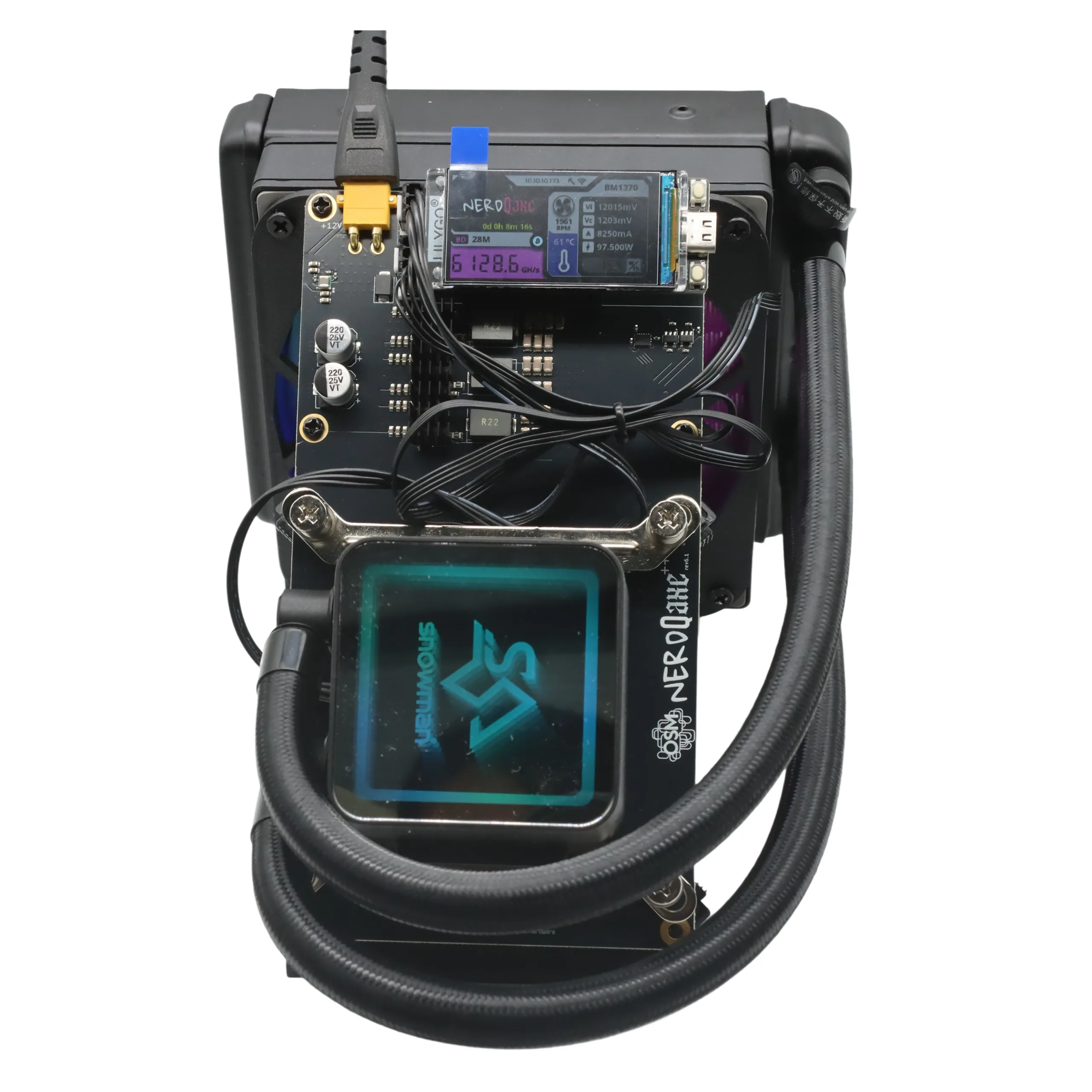 NerdQAxe++ Hydro REv6.1 SOLO Bitcoin Miner (6 TH/S) - Image 2