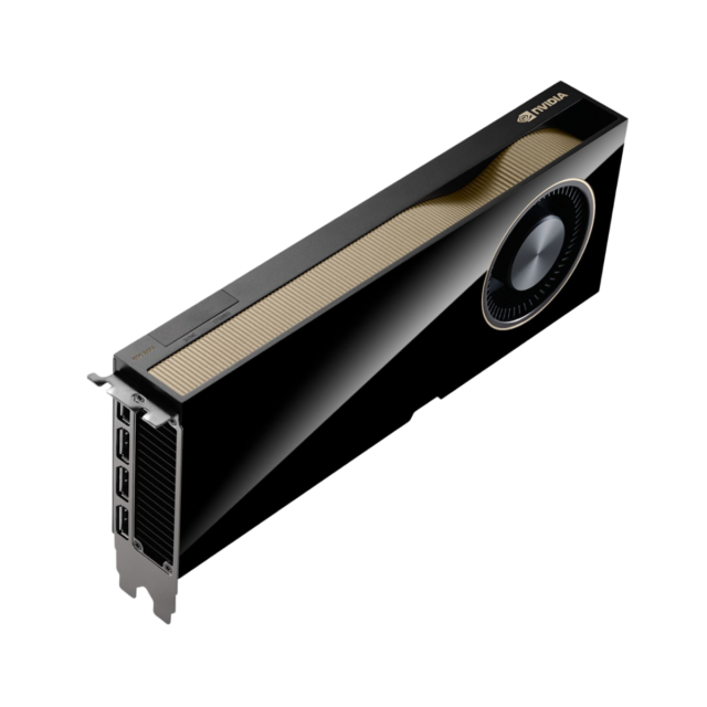 Nvidia RTX 6000 Ada Generation Graphic Cards, 48GB GDDR6 ECC 384-Bit Memory, 18176 CUDA Cores, Active Fansink, Dual-Slot Form Factor, PCIe CEMS 16-Pin, Black | XVCNRTX6000ADA-SB