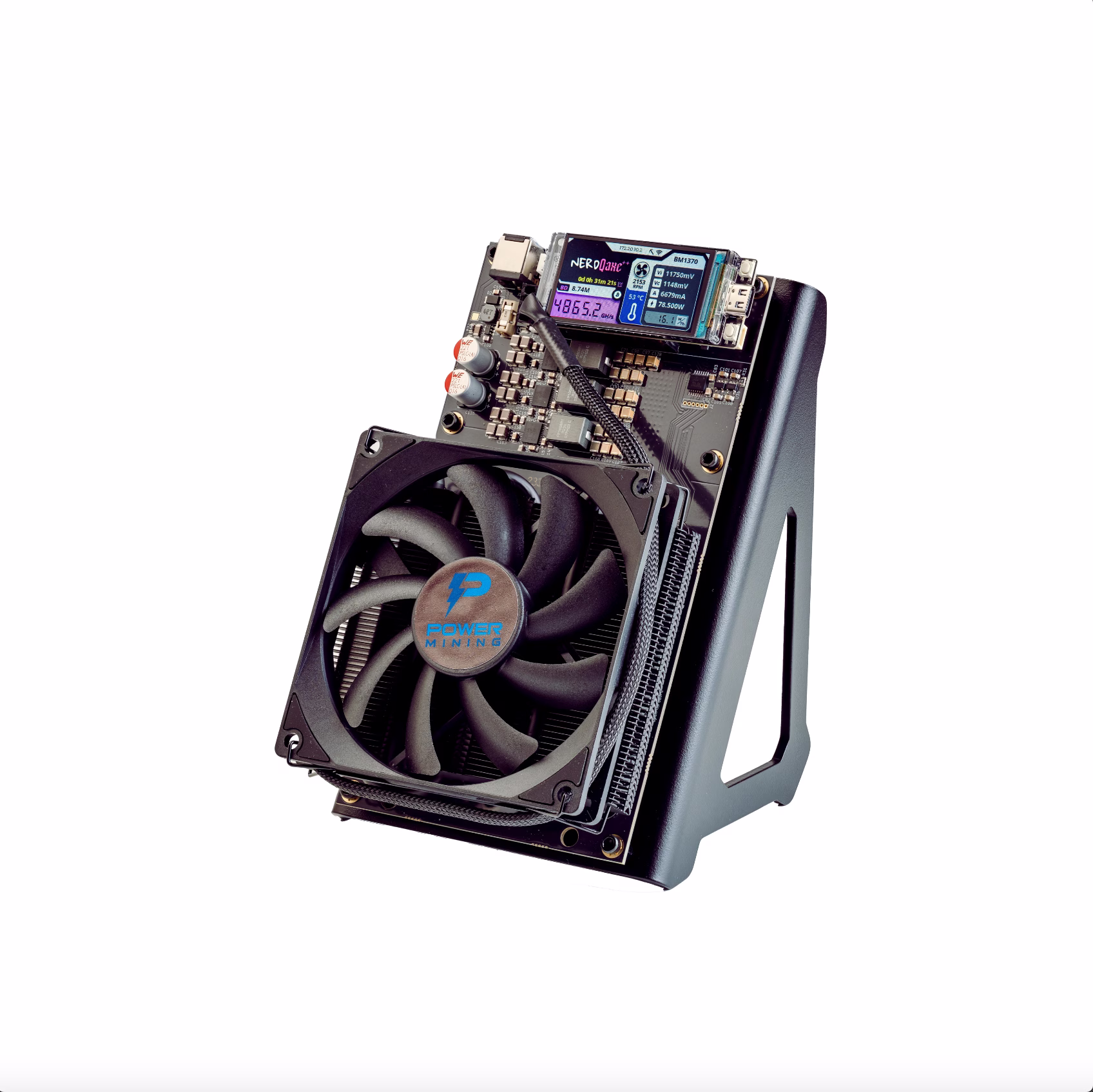 NerdQaxe++ SOLO Bitcoin Miner (4.8 TH/S) - EU Production + Fulfillment