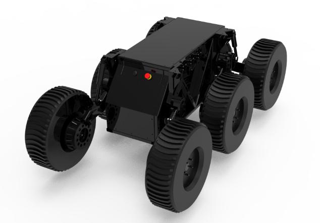 Topsky 6X6 differential wheeled robot chassis