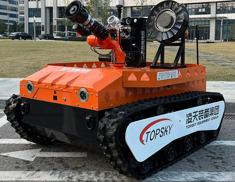 Topsky Explosion proof fire extinguishing and smoke exhaust robot