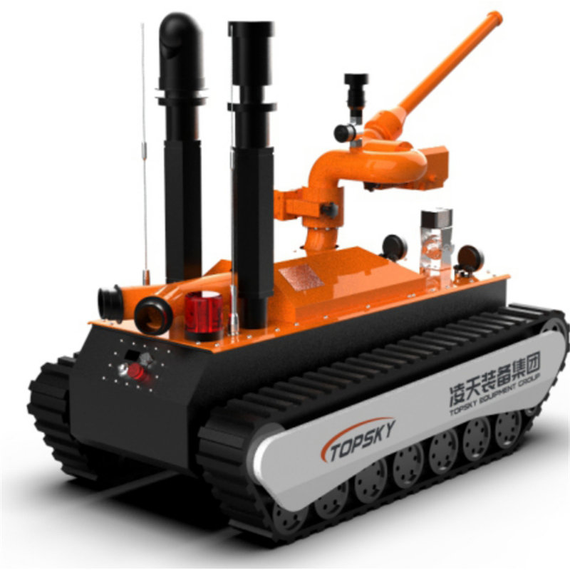 Topsky Fire-fighting dry powder extinguishing robot