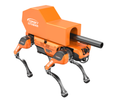 Topsky High-speed fan firefighting quadruped robot dog