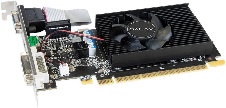 GALAX GeForce GT 730 Graphics Card, 4GB DDR3 128-bit Memory, 700 MHz Base Clock, 667MHz Memory Clock, 384 CUDA Cores, PCI-E 2.0 x8, DVI-I x1,HDMI x1,VGA x1 | 73GQF8HX00HD - Image 4