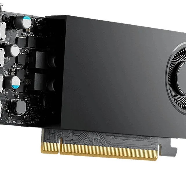 PNY NVIDIA RTX A400 Graphics, 4GB GDDR6 64-Bit Memory, 24 Tensor Cores, 6 RT Cores, PCI Express 4.0 x8, 768 CUDA Cores, 4x Mini-DisplayPort 1.4, Black | VCNRTXA400-SB