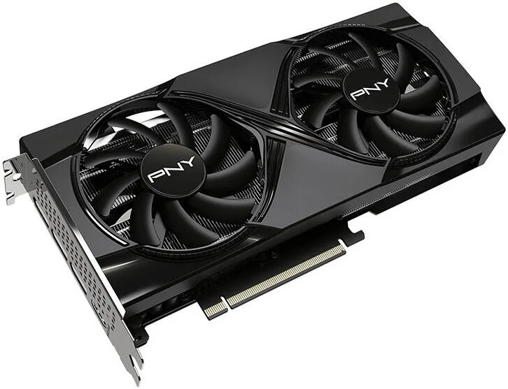 PNY GeForce RTX 5060 Ti 8GB Overclocked Dual Fan Graphics Card, 8GB GDDR7 128-Bit Memory, 2407 MHz Clock Speed, 4608 CUDA Cores, 8x PCI-Express 5.0 | VCG5060T8DFXPB1-O - Image 2