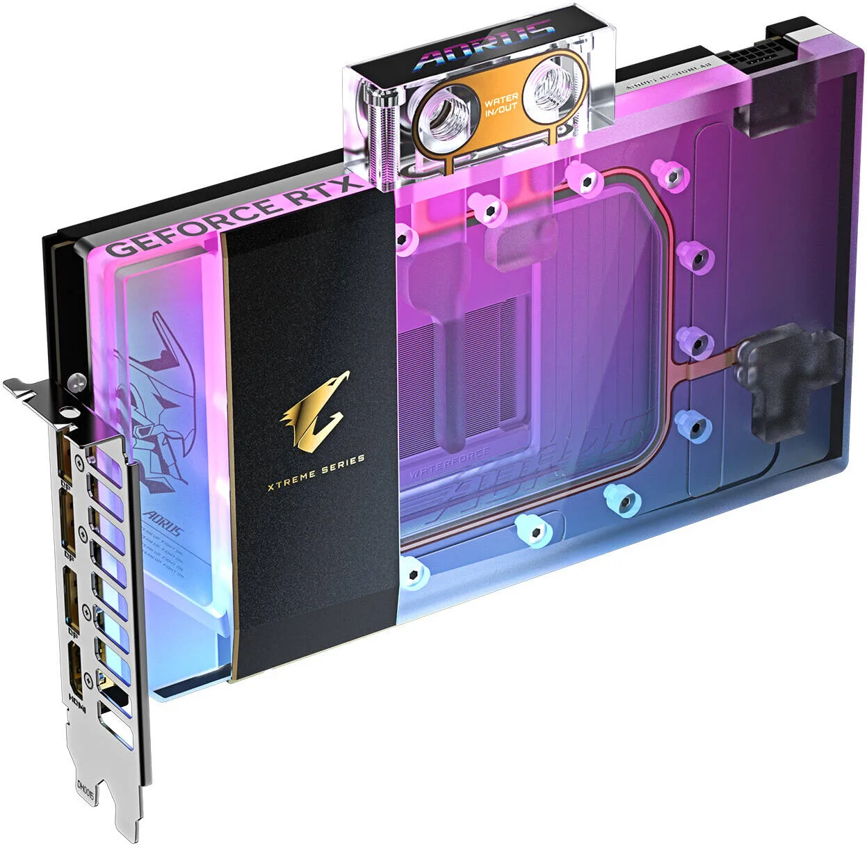 GIGABYTE AORUS GeForce RTX 5090 XTREME Waterforce WB Graphics Card, 32GB GDDR7 512-Bit Memory, 2655 MHz Core Clock, 21760 CUDA Cores, 28 Gbps Memory Speed, PCI Express 5.0 | GV-N5090AORUSX WB-32GD - Image 2