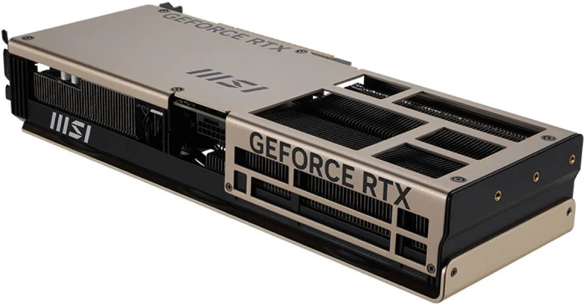 MSI GeForce RTX 5080 INSPIRE 3X OC Graphics Card, 16GB GDDR7 256-Bit Memory, 2640 MHz Boost Clock, 10752 CUDA Cores, 30 Gbps Memory Speed, PCI Express Gen 5 | 912-V531-203 - Image 3