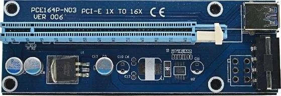 Mining Dedicated Graphics Card PCIE to USB 0.6M PCI Express PCI-E 1X to 16X Riser Card Extender + 15Pin SATA to 4Pin IDE Power Cord - Clearance Sale | USB 3.0 Cable - Image 3