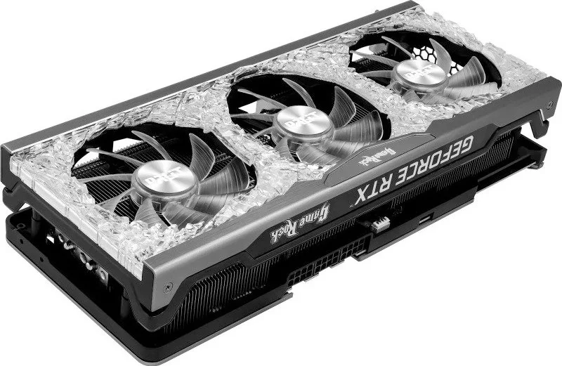 Palit GeForce RTX 3080 GAMEROCK 10GB GDDR6X SDRAM, 320-bit, PCI Express 4.0, 19 Gbps, 3 x DisplayPort ¦ HDMI, Ampere Graphics Card | NED3080U19IA-1020G - Image 4