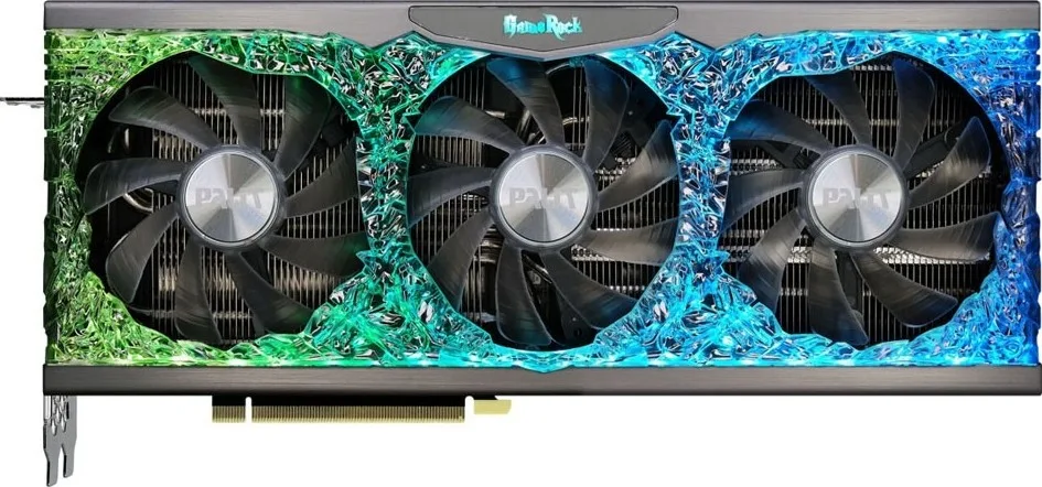 Palit GeForce RTX 3070 GameRock 8GB OC GPU, 14 Gbps, GDDR6, 256 bit, PCI Express 4.0 x16 slot, Gaming Graphics Card (LHR) | NE63070H19P2-1040G - Image 3