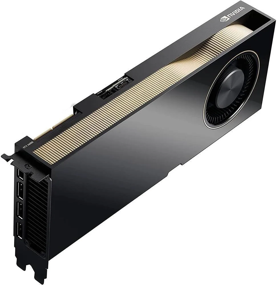 HP NVIDIA RTX A6000 Workstation Display Card, 48GB GDDR6 384-Bit Memory, 768 GB/s Memory Bandwith, 10,752 CUDA Cores, PCI Express 4.0 interface, 4x DisplayPorts, Black | 2S6U3AA - Image 3