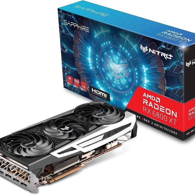 SAPPHIRE Nitro+ AMD Radeon RX 6800 XT OC Gaming Graphics Card, With 16GB GDDR6 RAM Size, 2360 MHz Clock Speed, 4608 Stream Processor, 256 Bit, 16 Gbps Speed, Displayport | S88-IE438-00SA