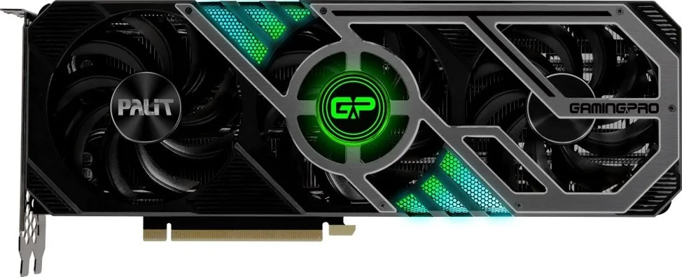 Palit Nvidia GeForce RTX 3080 10GB GamingPro PCI Express 4.0, HDMI and Display Port, 1440MHz GPU, 1710MHz Boost Ampere, Graphics Card (LHR) | NED3080019IA-132AA - Image 2