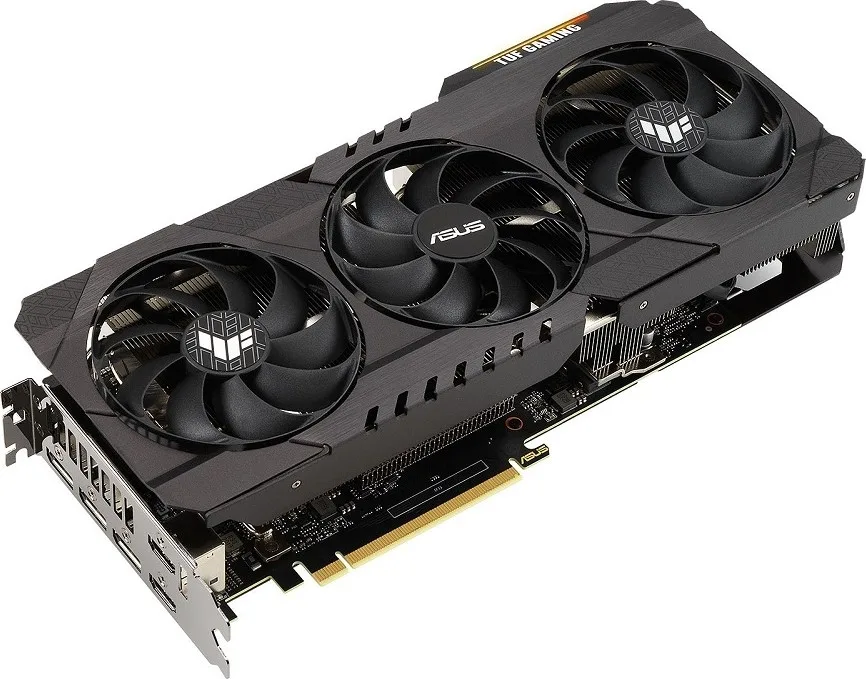 Asus Tuf GeForce RTX 3080 O12G LHR Graphics Card, 8960 Cuda Cores, 12GB GDDR6X 384 Bit Memory, GPU Tweak II, PCI Express 4.0, 1815 MHz Boost Clock, 19 Gbps, HDMI, DP | 90YV0FB8-M0NM00 - Image 2
