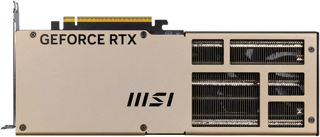 MSI GeForce RTX 5080 INSPIRE 3X OC Graphics Card, 16GB GDDR7 256-Bit Memory, 2640 MHz Boost Clock, 10752 CUDA Cores, 30 Gbps Memory Speed, PCI Express Gen 5 | 912-V531-203 - Image 4