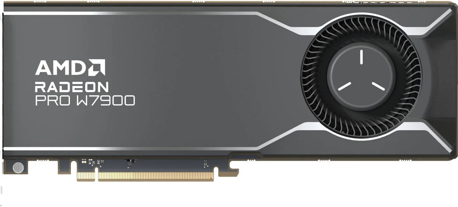 AMD Radeon Pro W7900 Professional Graphics Card, 48GB GDDR6 384-bit Memory, Up to 864 GB/s Memory Bandwidth, 6144 Stream Processors, PCIe 4.0, DisplayPort 2.1 | Mini DisplayPort 2.1 | 100-300000074 - Image 2