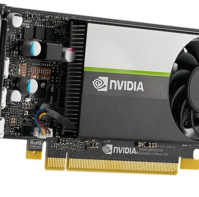 PNY NVIDIA T400 Low-Profile Graphics Card, 4GB of GDDR6 64-bit Memory, 80 GB/s Memory Bandwidth, 384 CUDA Cores, PCIe 3.0 x16, NVIDIA Turing Architecture, 3 x Mini DisplayPort | VCNT400-4GB-SB