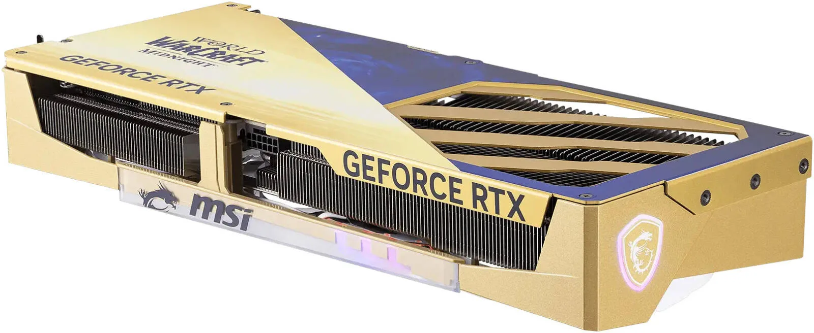 MSI GeForce RTX 5070 World of Warcraft Midnight Light Edition OC Graphics Card, 12GB GDDR7 192-Bit Memory, 2610 MHz Boost Clock, 28 Gbps Memory Speed, 6144 CUDA Cores, PCI Express Gen 5 | 912-V532-256 - Image 4