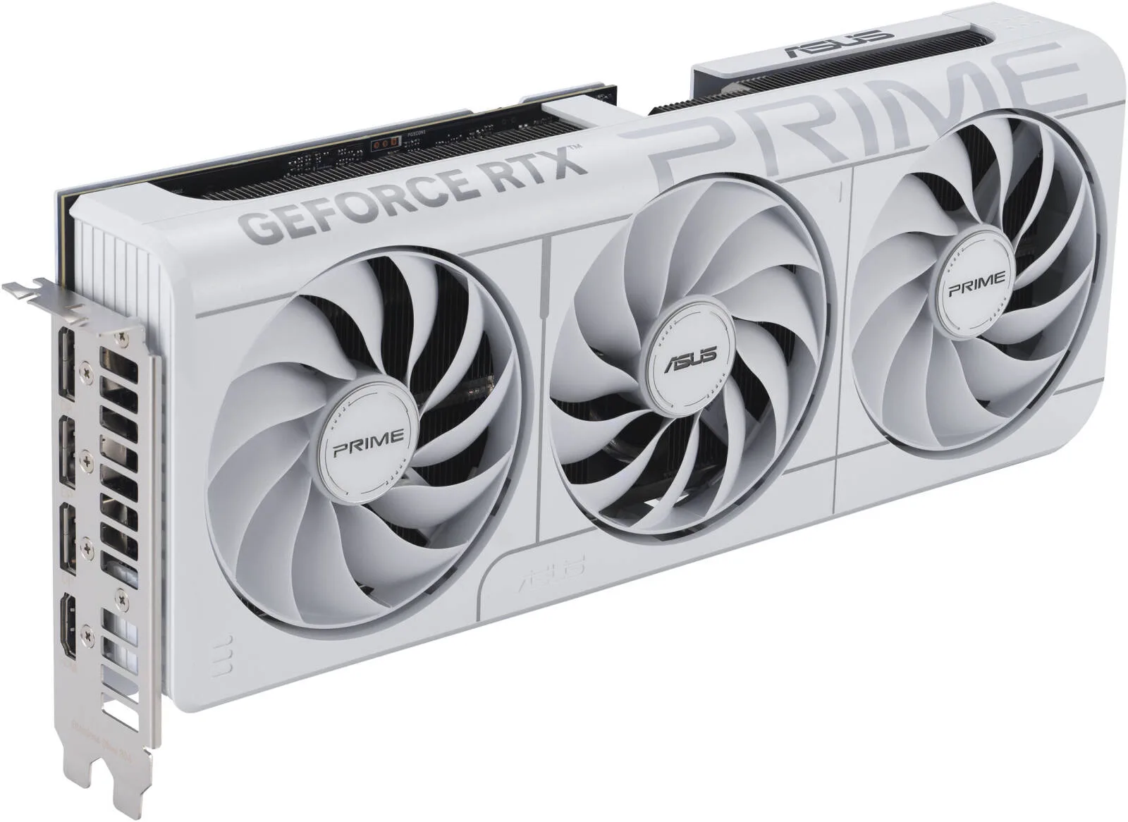 ASUS Prime GeForce RTX 5070 12GB OC Edition Graphics Card, GDDR7 192-Bit Memory, 2557MHz Boost Clock, 6144 CUDA Cores, 28 Gbps Memory Speed, PCI Express Gen 5, White | 90YV0M19-M0NA00 - Image 3